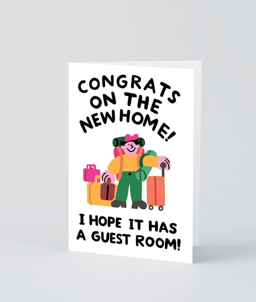 ‘New Home With A Guest Room’ Greetings Card